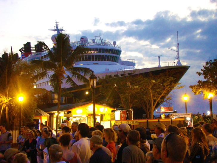 Key West Dock at Sunset