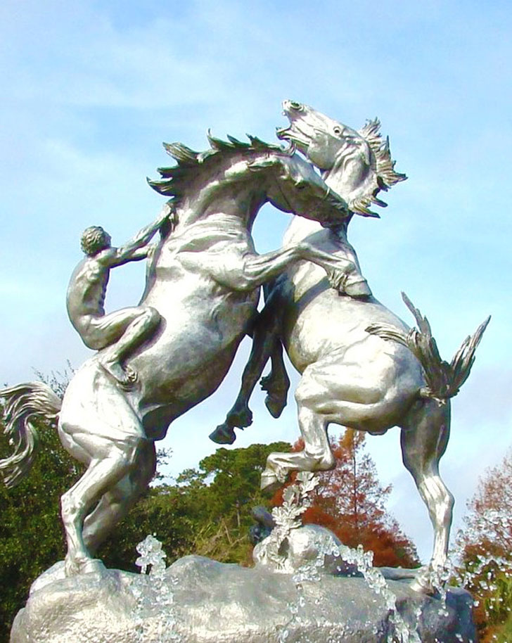 Brookgreen Gardens Fighting Stallions