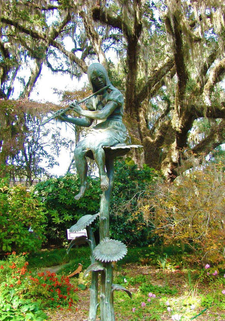 Brookgreen Gardens Sunflowers - 1922