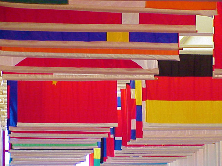 Coke Museum Atlanta Flags