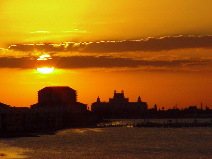 Sunset Boca Ciega Bay St. Petersburg Florida