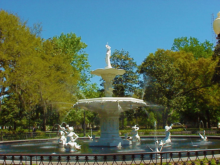 Forsyth Park Fountain Savannah Georgia