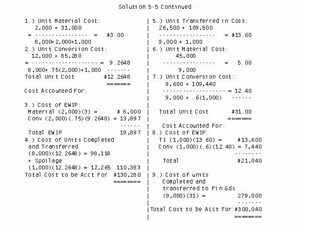 5-5 Solution continued